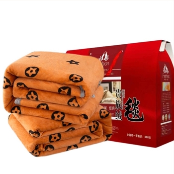 Moju pătură groasă din coral fleece – model geometric, poliester, 240 g, personalizabilă, primăvară-toamnă