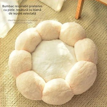 Cuib pentru pisici din material textil – Confort pe toate cele patru anotimpuri, pat gros cu design cartoon. Material: Țesătură; Destinat: Pisici; Categoria: Cuib pentru animale