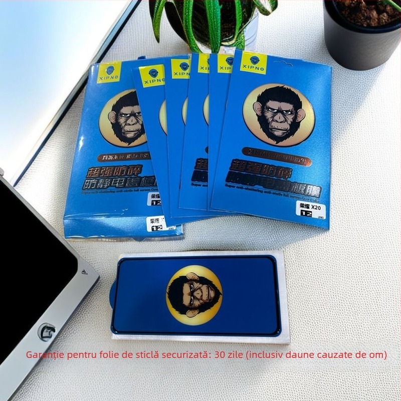 Protecție ecran din sticlă tempered pentru iPhone 14 Pro Max – claritate HD, antiamprentare