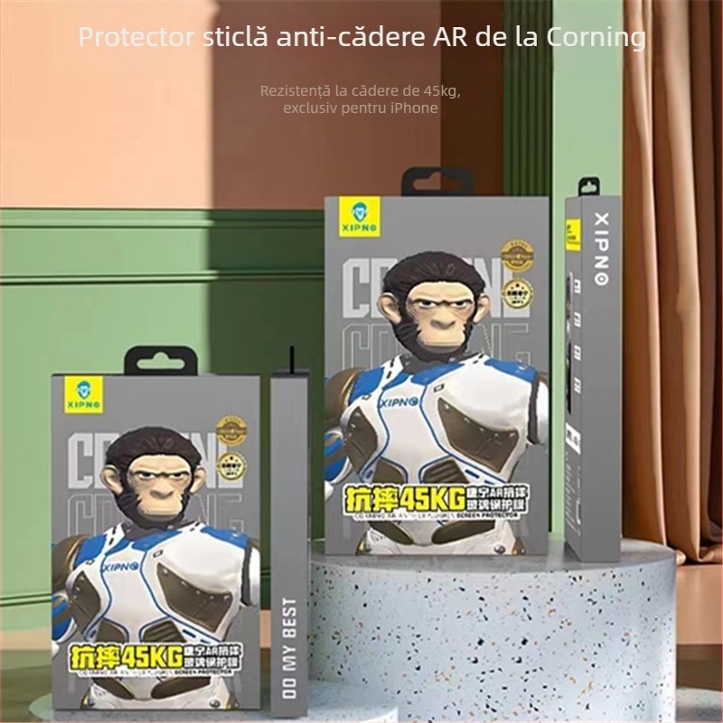 Protecție ecran din sticlă tempered pentru iPhone 14 Pro Max – claritate HD, antiamprentare