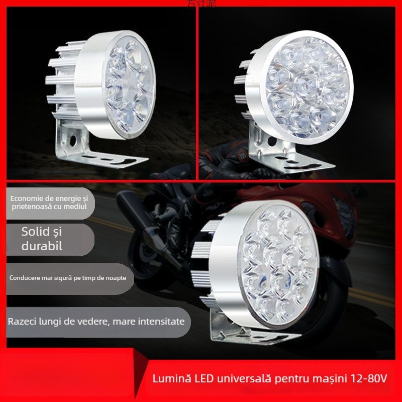 Lampă de far pentru motocicletă, pentru vehicule electrice și tricicluri, spot de înlocuire, 1W, montaj exterior, înlocuire lampă