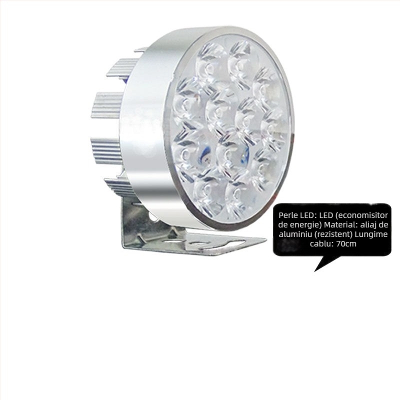 Lampă de far pentru motocicletă, pentru vehicule electrice și tricicluri, spot de înlocuire, 1W, montaj exterior, înlocuire lampă