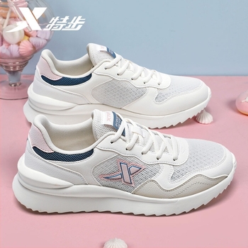 Pantofi sport pentru femei pentru alergare, plasă respirabilă pe partea superioară, talpă joasă, șireturi, anti-odor, vară