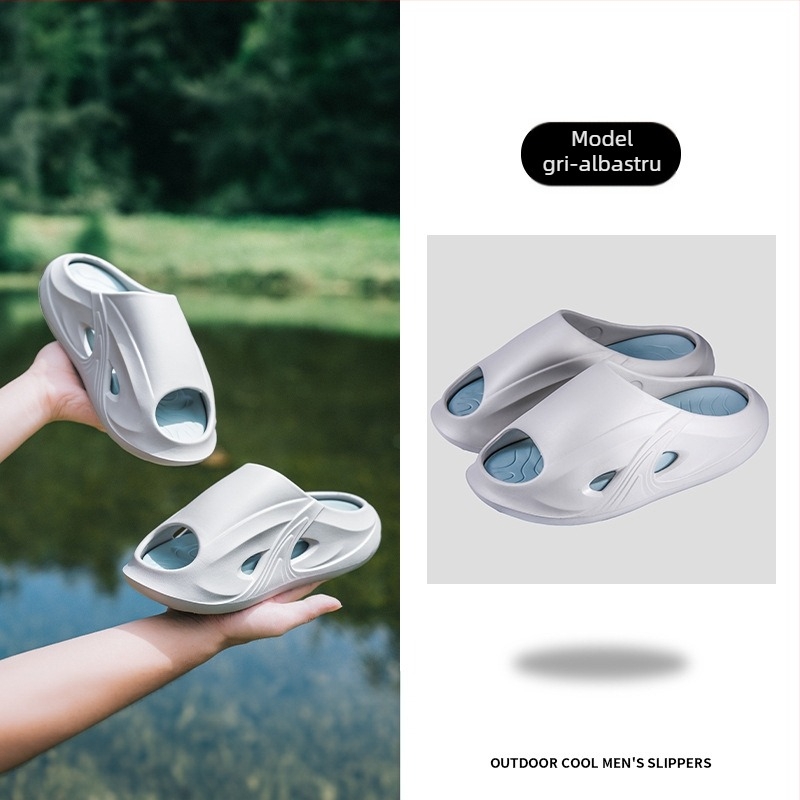 Șlapi de EVA cu talpă groasă, antiderapante și împotriva mirosurilor, pentru activități în aer liber