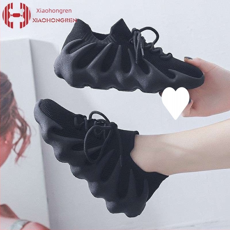 Pantofi sport dama din plasă respirabilă, vârf din piele, înălțime medie, talpă din cauciuc, închidere cu șireturi