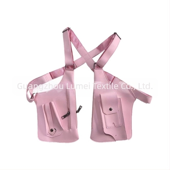 Geantă pentru piept de bărbați în stil urban, material PVC, ultra-ușoară, căptușeală poliester