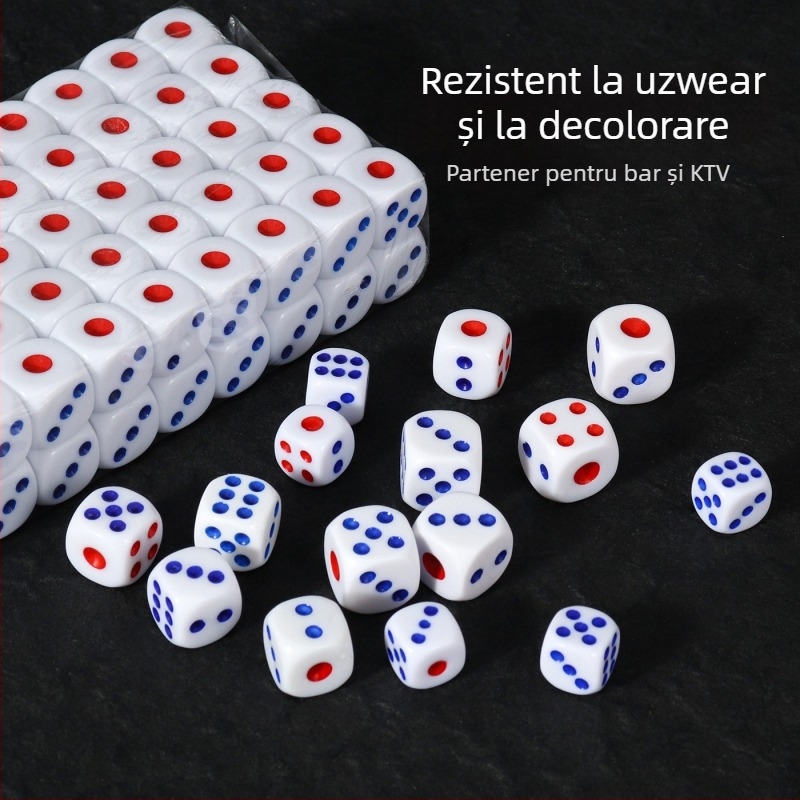 Zaruri acrilice cu colțuri rotunjite, cristale în stoc, model iHFRnr2f; Material: Acrilic; Stil: Colțuri rotunjite; Formă: Altele; Scenarii aplicabile: Șah și jocuri de cărți