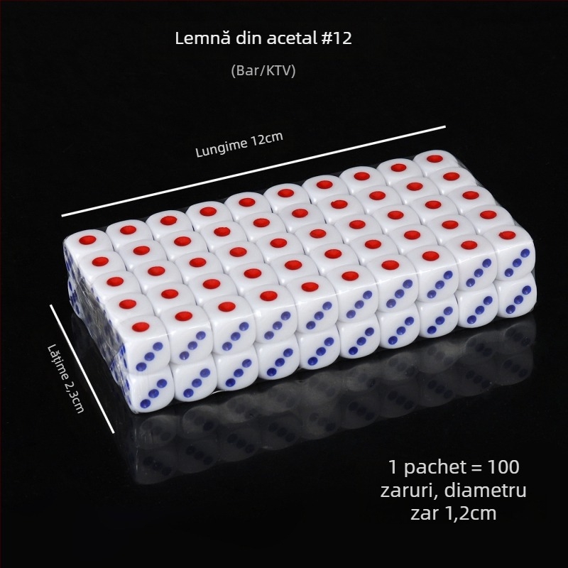 Zaruri acrilice cu colțuri rotunjite, cristale în stoc, model iHFRnr2f; Material: Acrilic; Stil: Colțuri rotunjite; Formă: Altele; Scenarii aplicabile: Șah și jocuri de cărți