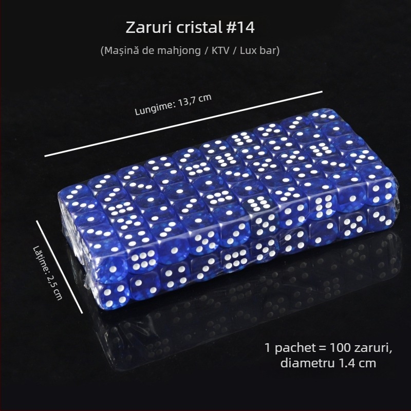 Zaruri acrilice cu colțuri rotunjite, cristale în stoc, model iHFRnr2f; Material: Acrilic; Stil: Colțuri rotunjite; Formă: Altele; Scenarii aplicabile: Șah și jocuri de cărți