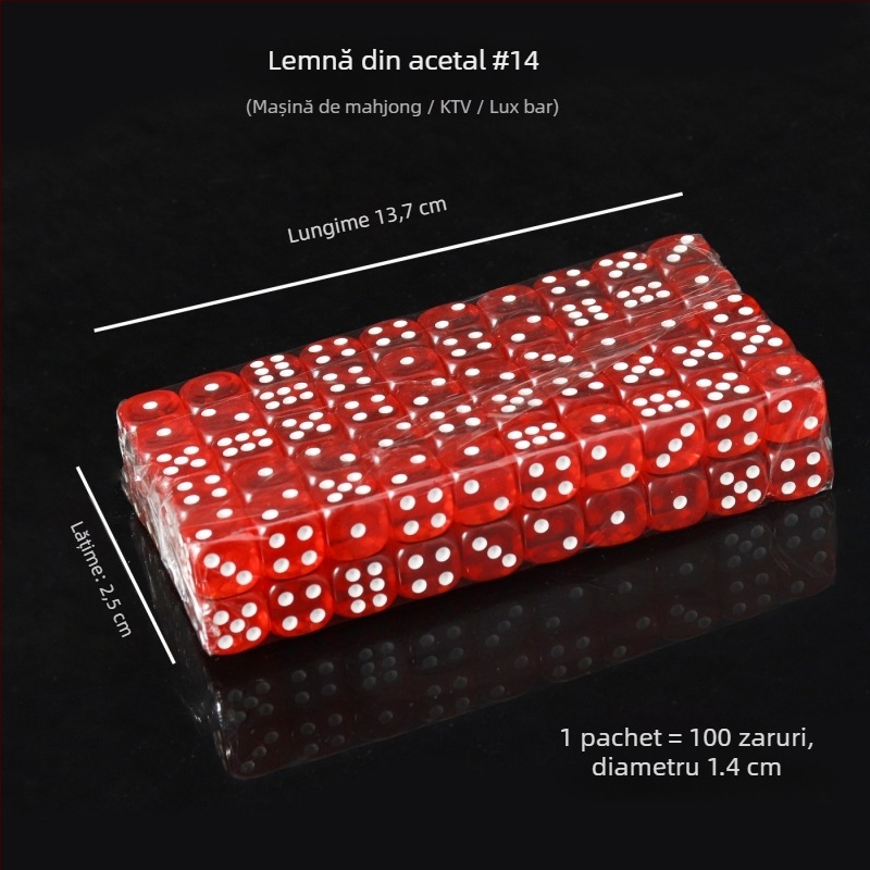 Zaruri acrilice cu colțuri rotunjite, cristale în stoc, model iHFRnr2f; Material: Acrilic; Stil: Colțuri rotunjite; Formă: Altele; Scenarii aplicabile: Șah și jocuri de cărți