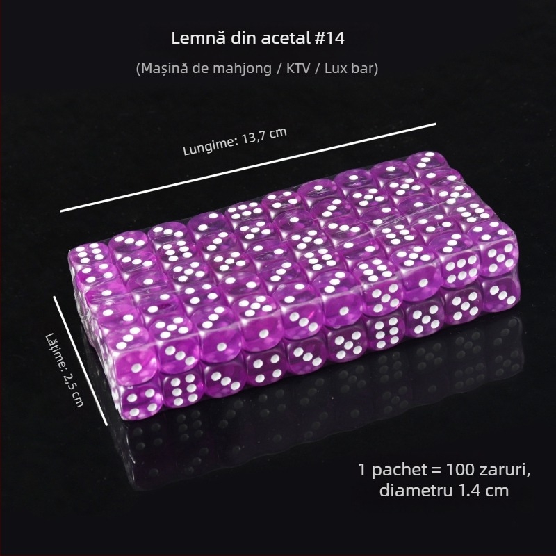 Zaruri acrilice cu colțuri rotunjite, cristale în stoc, model iHFRnr2f; Material: Acrilic; Stil: Colțuri rotunjite; Formă: Altele; Scenarii aplicabile: Șah și jocuri de cărți