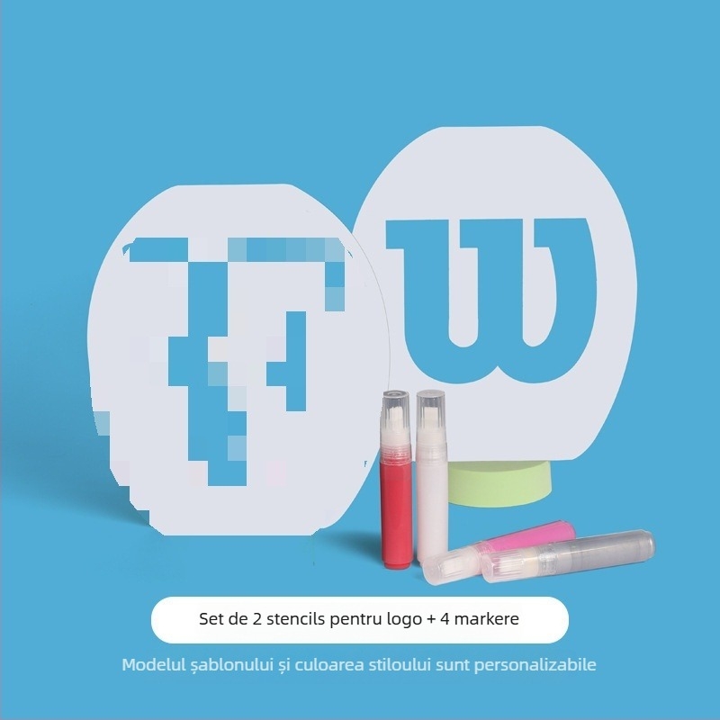 Placă de logo pentru racheta de tenis — marcaj de logo pe suprafață pentru decorarea rachetei (Brand: Altul; Material: Altul; Origine: Altă; Scenarii aplicabile: Alte; Categorie: Tenis)