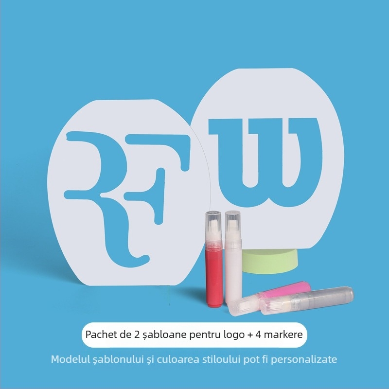 Placă de logo pentru racheta de tenis — marcaj de logo pe suprafață pentru decorarea rachetei (Brand: Altul; Material: Altul; Origine: Altă; Scenarii aplicabile: Alte; Categorie: Tenis)