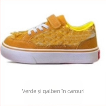 Pantofi pentru copii cu Velcro, partea superioară din țesătură, talpă din cauciuc, căptușeală din plasă, potriviți pentru toate anotimpurile