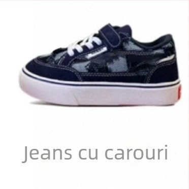 Pantofi pentru copii cu Velcro, partea superioară din țesătură, talpă din cauciuc, căptușeală din plasă, potriviți pentru toate anotimpurile