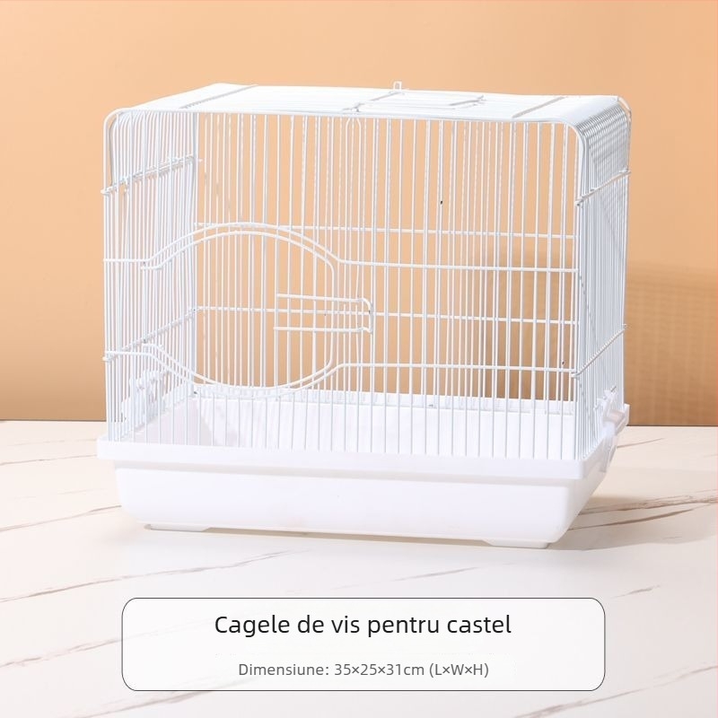 Cușcă pentru hamster – casă mică de lux, din plastic, sigură la mestecat, set de bază