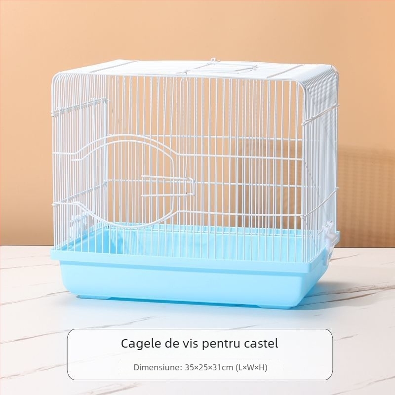Cușcă pentru hamster – casă mică de lux, din plastic, sigură la mestecat, set de bază