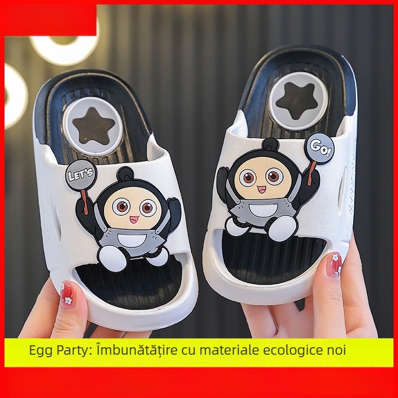 Șlapi pentru copii, stil desen animat, vară, unisex, partea superioară PVC și talpa PVC, vârsta 1–12 ani