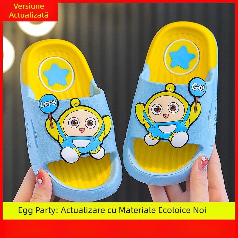 Șlapi pentru copii, stil desen animat, vară, unisex, partea superioară PVC și talpa PVC, vârsta 1–12 ani