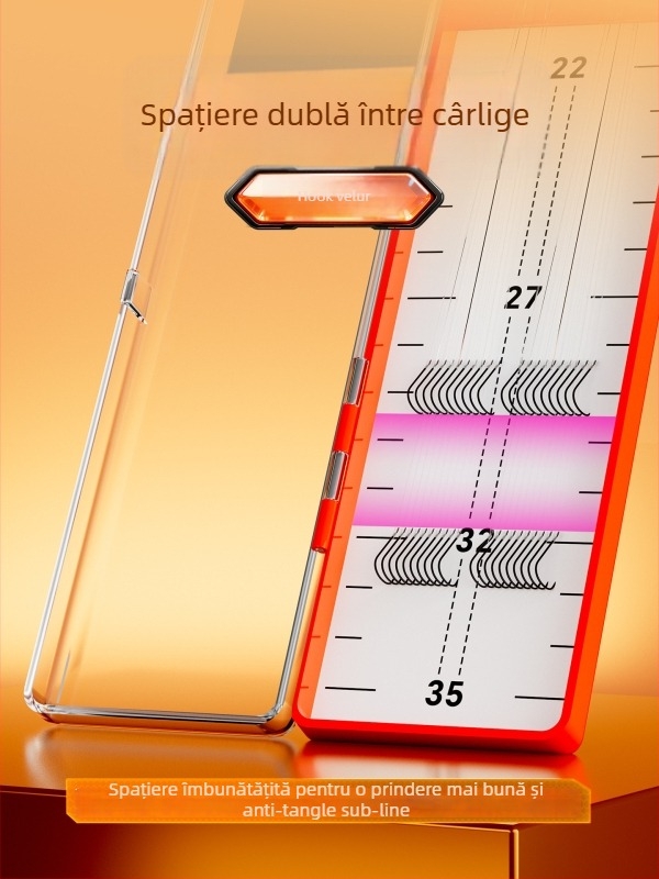 Little Fengxian Cârlig Dublu cu Linie Subțire pentru Pescuit în Râu, 20 Perechi în Cutie