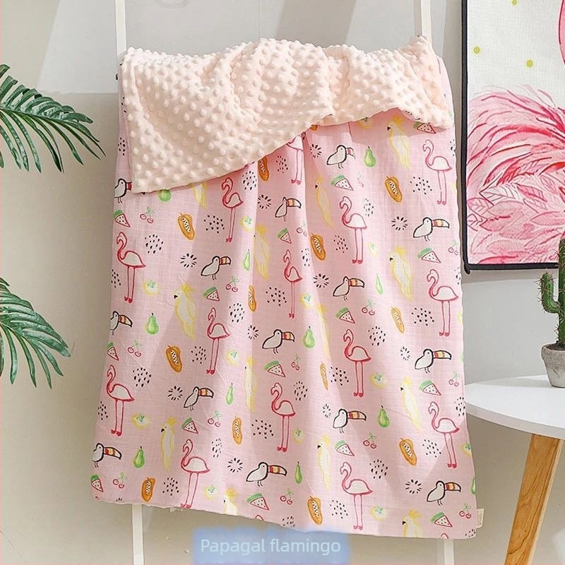 Mu Tong pătură de bebeluși din bumbac, 300-500 g, pentru copii 1-3 ani, pentru toate anotimpurile, stil modern minimalist