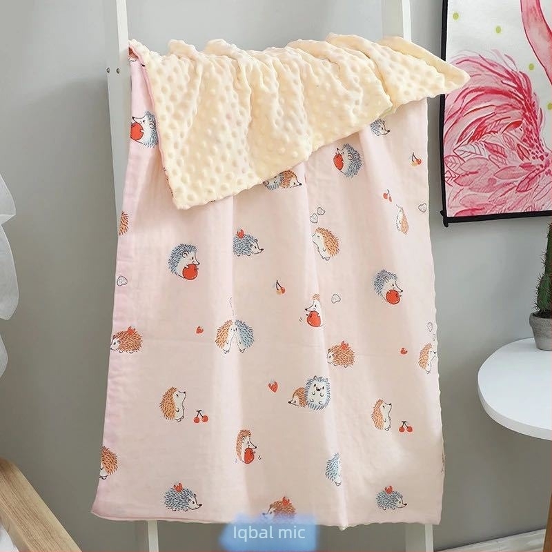 Mu Tong pătură de bebeluși din bumbac, 300-500 g, pentru copii 1-3 ani, pentru toate anotimpurile, stil modern minimalist