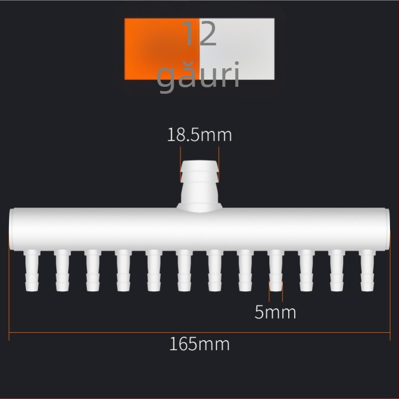 Distribuitor de plastic pentru pompă de aer pentru acvariu și aerare în iaz — AquaBlue/Lanbao, 0,1 kg