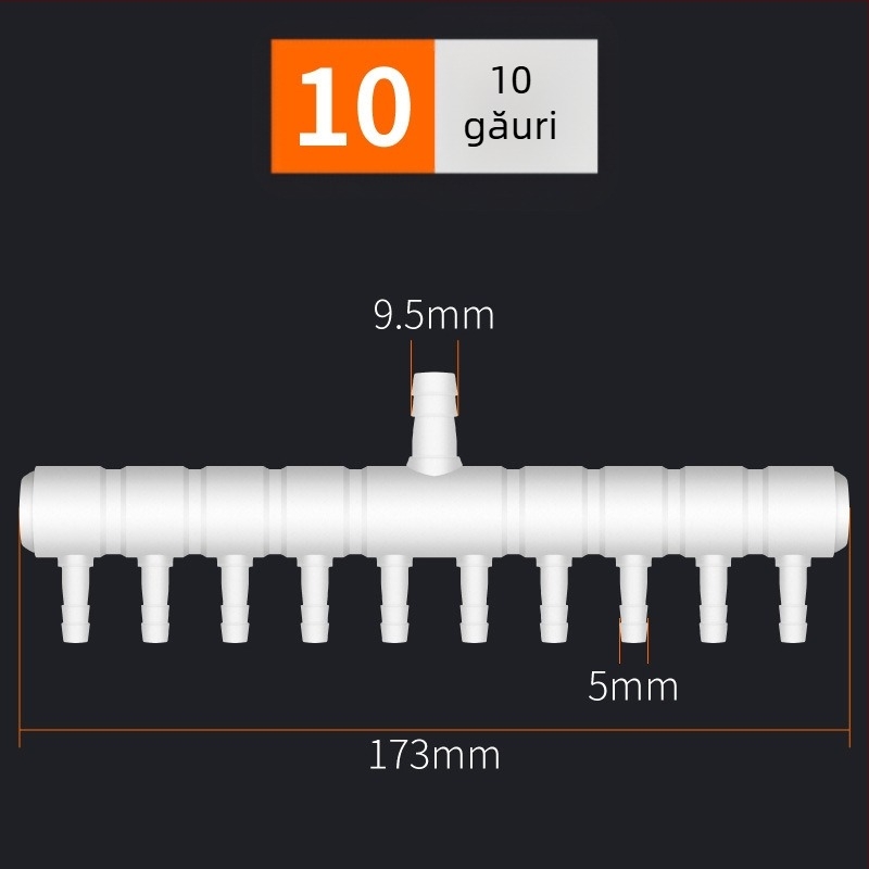 Distribuitor de plastic pentru pompă de aer pentru acvariu și aerare în iaz — AquaBlue/Lanbao, 0,1 kg