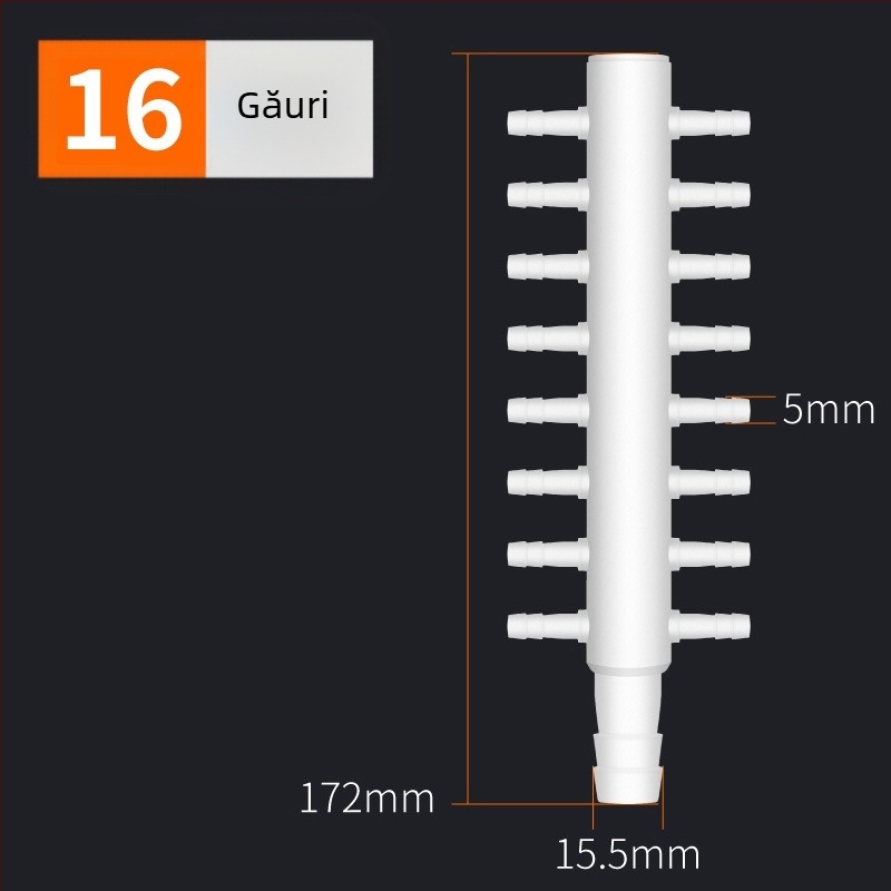Distribuitor de plastic pentru pompă de aer pentru acvariu și aerare în iaz — AquaBlue/Lanbao, 0,1 kg