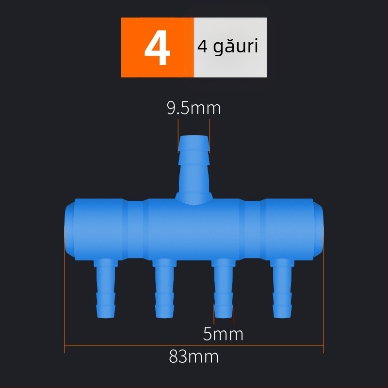 Distribuitor de plastic pentru pompă de aer pentru acvariu și aerare în iaz — AquaBlue/Lanbao, 0,1 kg