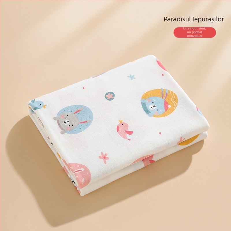 Pătură de înfășurat din bumbac pur, primăvară-toamnă, pentru nou-născut, greutate sub 1 jin, personalizabilă