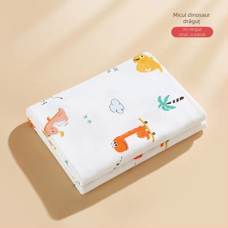 Pătură de înfășurat din bumbac pur, primăvară-toamnă, pentru nou-născut, greutate sub 1 jin, personalizabilă