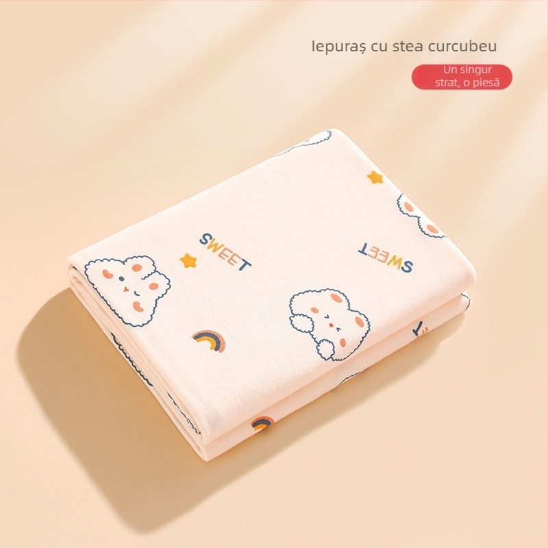 Pătură de înfășurat din bumbac pur, primăvară-toamnă, pentru nou-născut, greutate sub 1 jin, personalizabilă