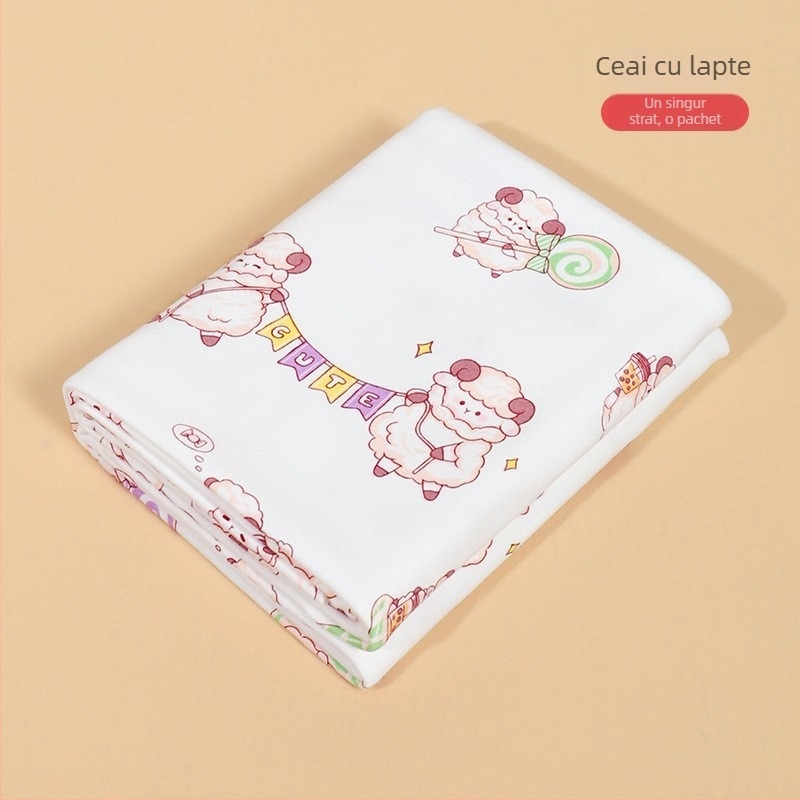Pătură de înfășurat din bumbac pur, primăvară-toamnă, pentru nou-născut, greutate sub 1 jin, personalizabilă