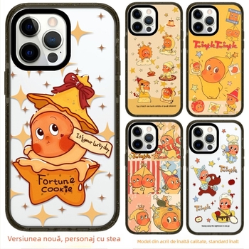 Husa pentru iPhone 12–14, temă stele, din acrilic, imprimare UV, magnetic, anti-cadere, personalizabilă