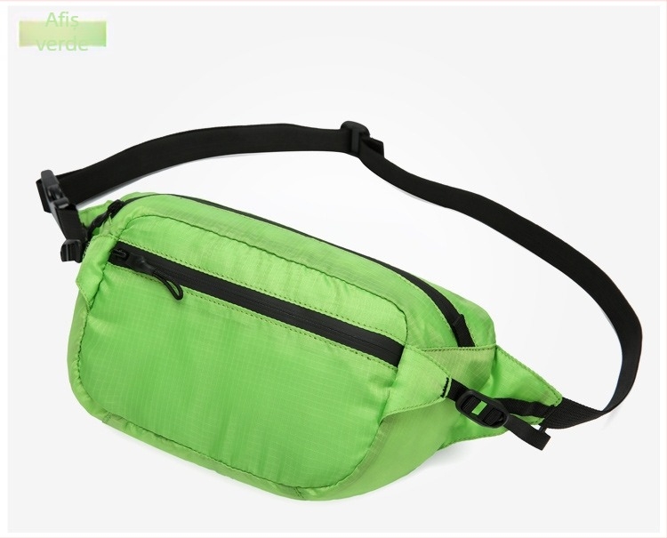 Gențiță de talie pentru bărbați, pliabilă pentru drumeții, nylon, impermeabilă, ultra ușoară, anti-furt, extensibilă