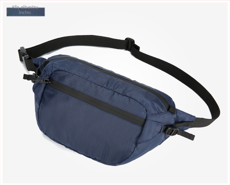 Gențiță de talie pentru bărbați, pliabilă pentru drumeții, nylon, impermeabilă, ultra ușoară, anti-furt, extensibilă