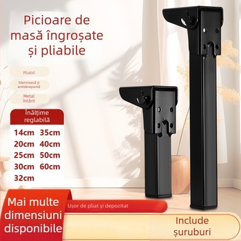 Picioare de masă pliabile din metal – design modern minimalist, pentru birouri, paturi și mese de camping