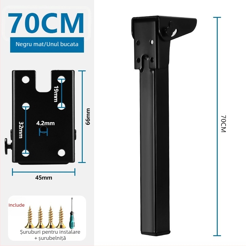 Picioare de masă pliabile din metal – design modern minimalist, pentru birouri, paturi și mese de camping