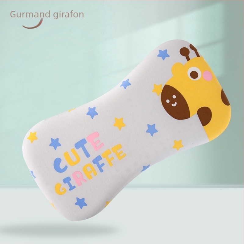 Perna de gât pentru bebeluși, respirabilă, stil desene animate, fibre de poliester, potrivită pentru nou-născuți (0–1 ani)