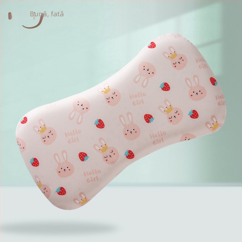 Perna de gât pentru bebeluși, respirabilă, stil desene animate, fibre de poliester, potrivită pentru nou-născuți (0–1 ani)