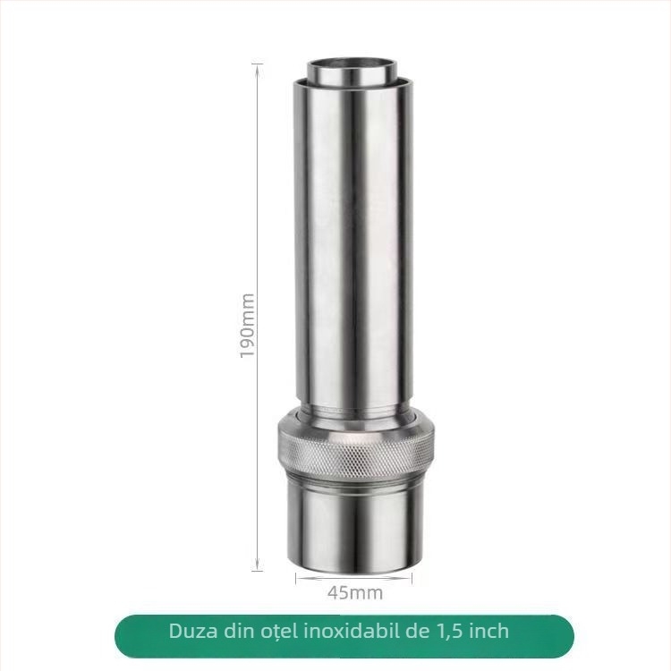 Fântână uscată pentru grădină din alamă și oțel inoxidabil, coloană Jade, pentru peisaj acvatic și iaz, pulverizator cu gaură unică