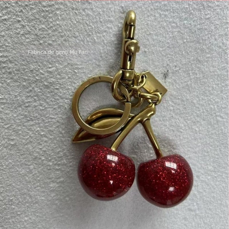 Breloc pentru geantă cu model cireș, rășină, decorativ, stil mixt, primăvara 2025 (Material: Rășină; Model: Fructe; Funcție: Decor; Stil: Stil mixt; An lansare: Primăvara 2025)