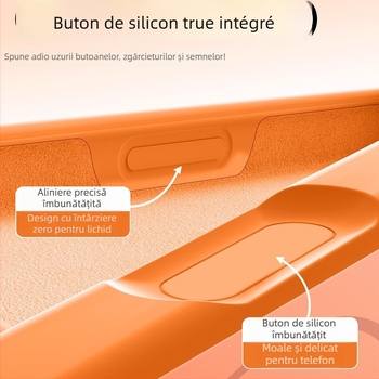 Husă pentru telefon – silicon lichid, finisaj mat, prindere magnetică, pentru seria iPhone17 (iPhone17, iPhone17 Pro, iPhone17 Pro Max, iPhone17 Air); protecție la șocuri, antiamprente