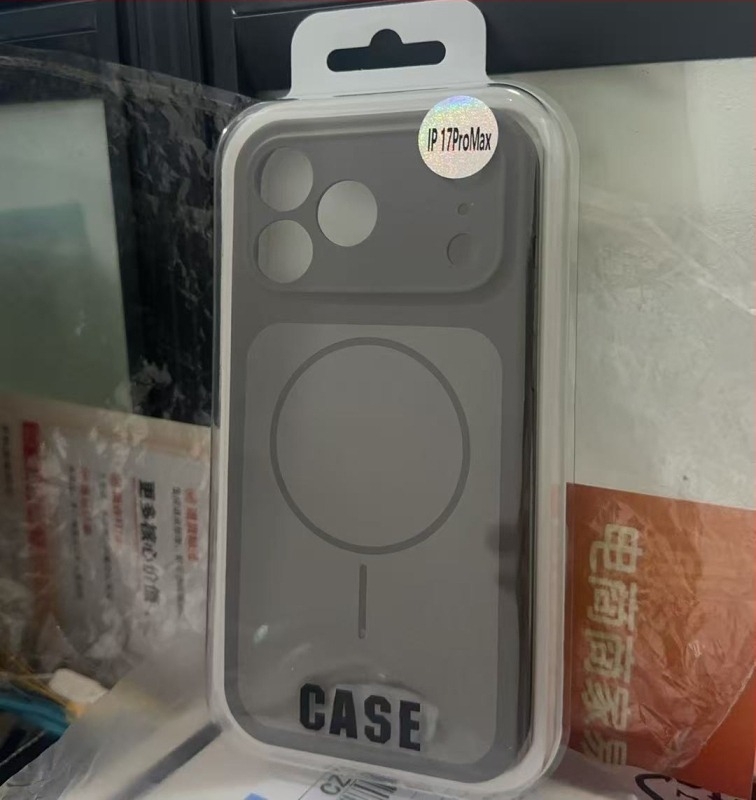 Husă pentru telefon – silicon lichid, finisaj mat, prindere magnetică, pentru seria iPhone17 (iPhone17, iPhone17 Pro, iPhone17 Pro Max, iPhone17 Air); protecție la șocuri, antiamprente