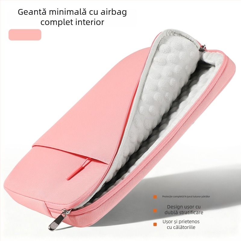 Geantă pentru laptop impermeabilă, rezistentă la uzură și la șocuri, capacitate extensibilă, material Oxford, unisex