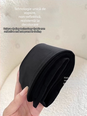 Colanți pentru femei, toamnă–iarnă 2025, groși cu fleece, nylon/spandex, model solid, elasticitate ridicată pentru un aspect subțire al picioarelor