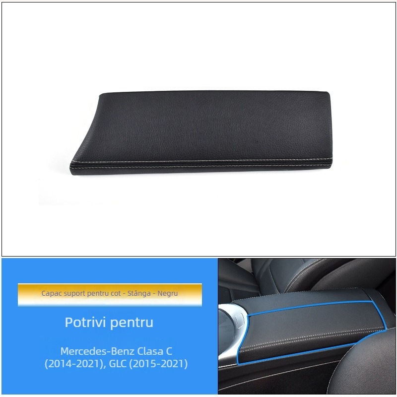 Panou de comutator al consolei centrale și capac de depozitare pentru Mercedes-Benz C-Class GLC (W205, C180, C200)