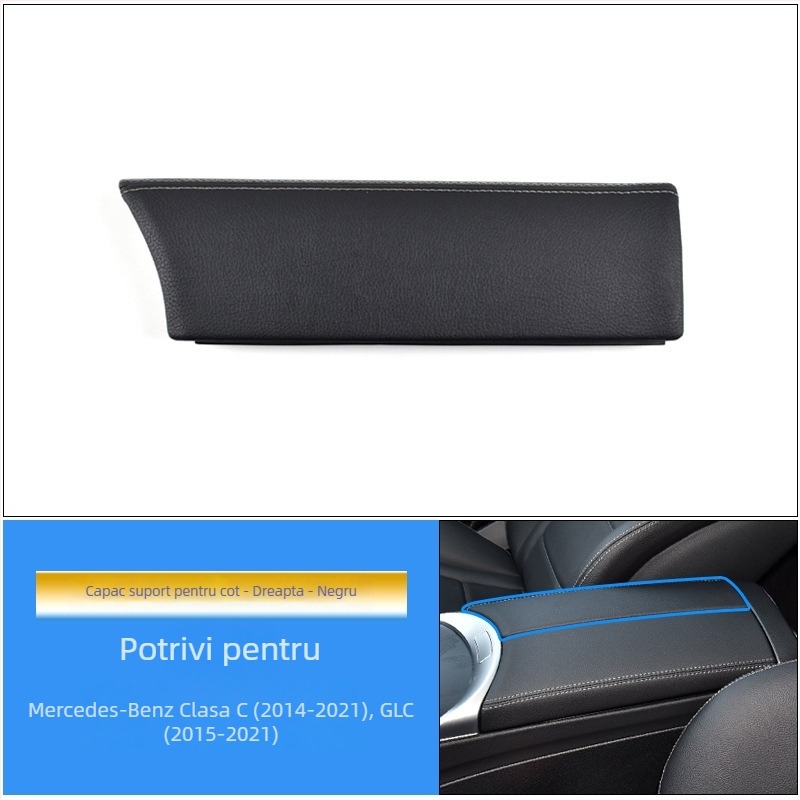 Panou de comutator al consolei centrale și capac de depozitare pentru Mercedes-Benz C-Class GLC (W205, C180, C200)