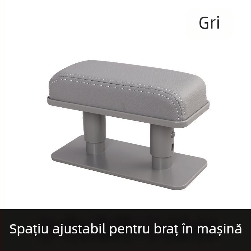 Cutie pentru cotiera auto – depozitare multifuncțională, înălțime reglabilă, potrivire universală